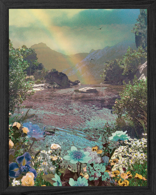 Rainbow Oasis Print